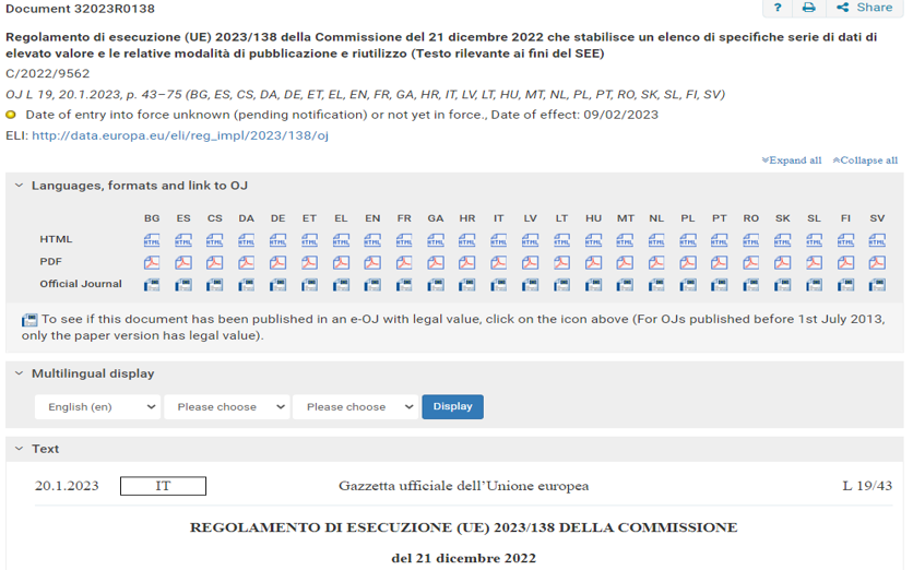 Regolamento UE